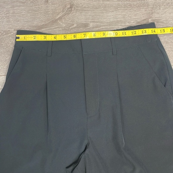 NWOT Rachel Zoe Pleated High Rise Wide Leg Black Trouser Pants M - Picture 8 of 14